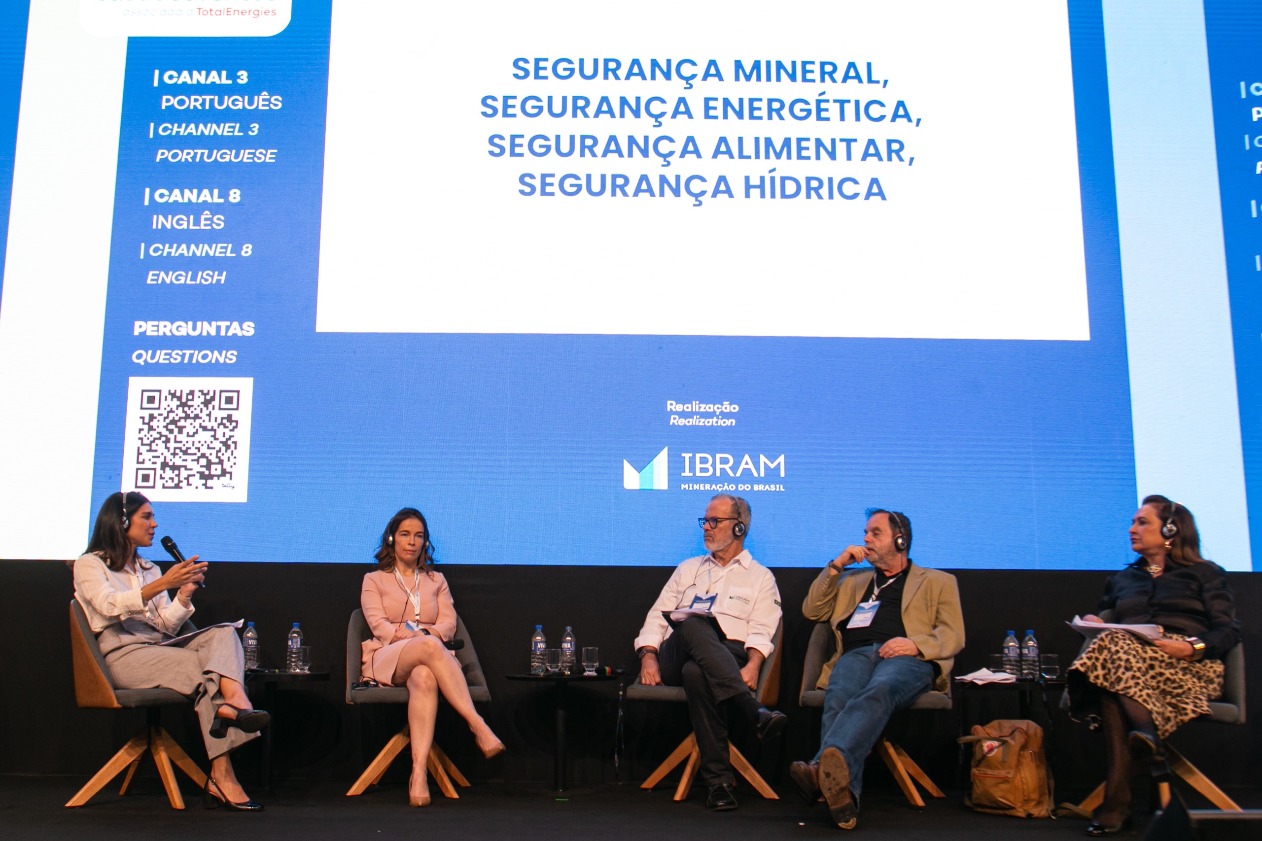 Painel sobre segurança alimentar, energética, climática e hídrica – crédito: divulgação