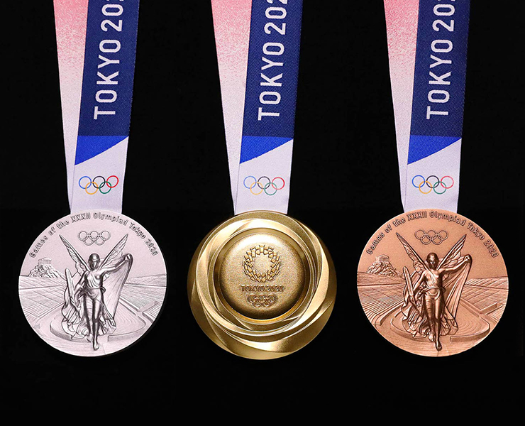 Medalhas olímpicas são produzidas com metais reciclados
