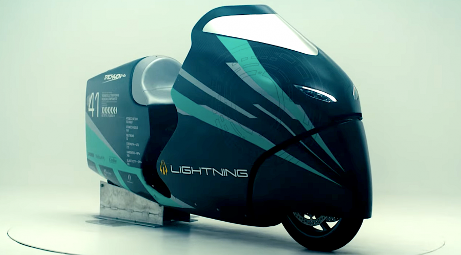 Moto elétrica utiliza nióbio para ultrapassar os 400 km/h 