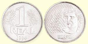 Moeda antiga de 1 Real (Crédito: Banco Central do Brasil)